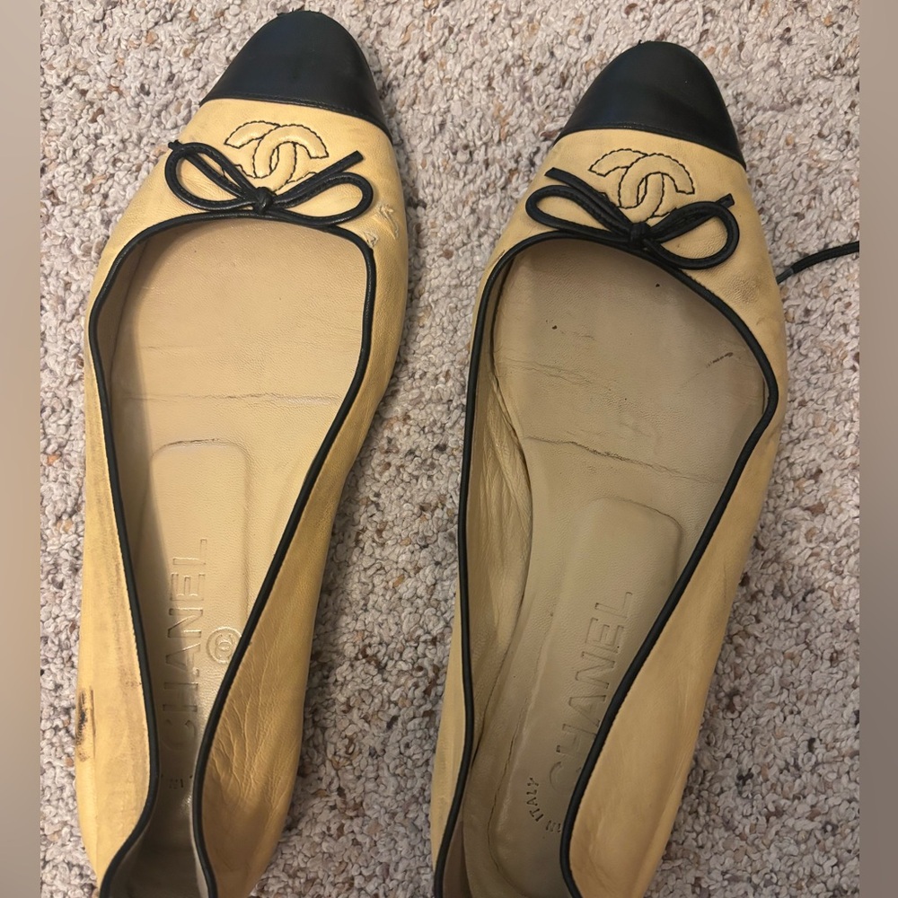 Chanel ballet flats. Size 36.5